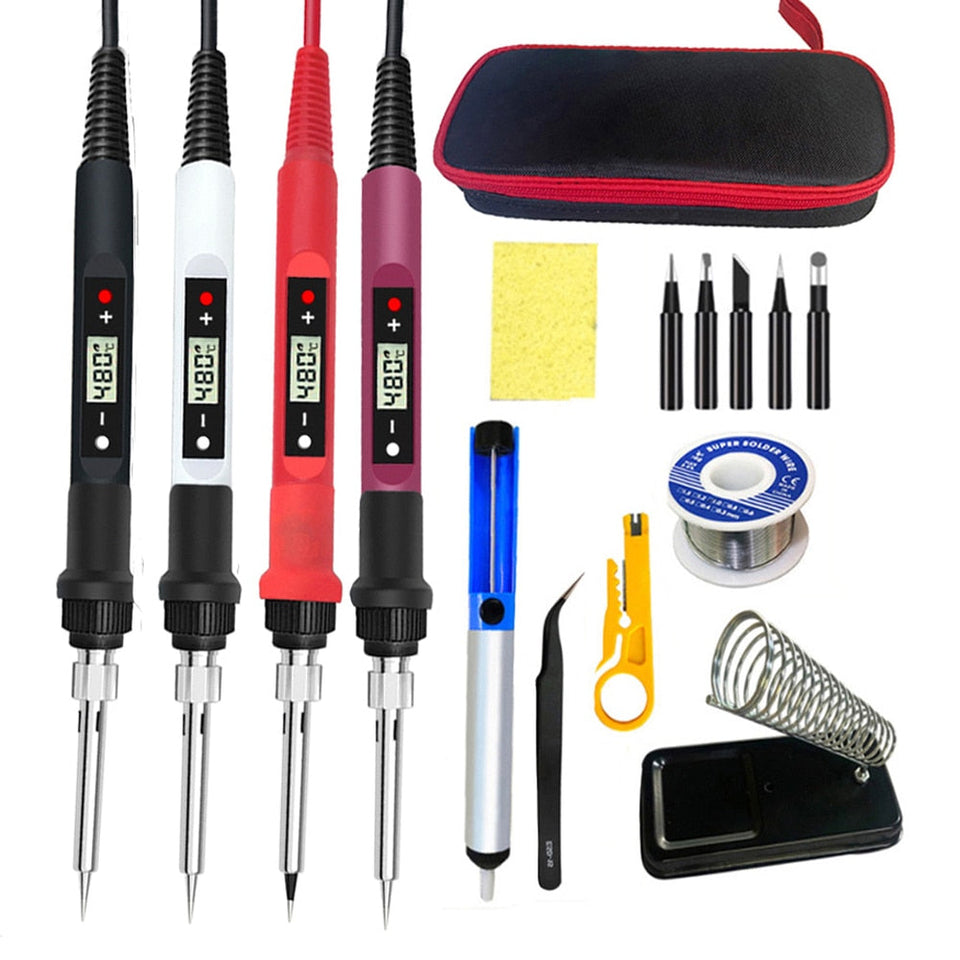 80W Digital Soldering Iron Kit