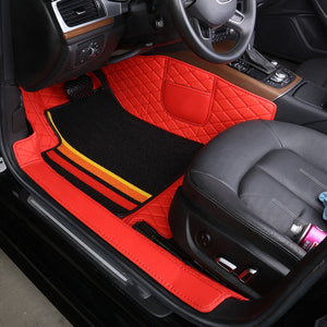 【Car Floor Mat】Customize Made Car Floor Mat Double Layers Only One Front Seat Custom Fit for 98% Cars for Both Right and Left hand drive