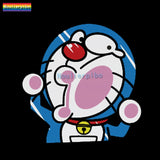 【LV027】Doraemon Car Stickers Robot Cat Creative Personality Scratches Block Body Decoration Reflective PVC Vinyl Car Stickers