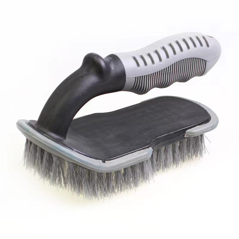 4-in-1 Tire Brush with T-Bend Handle