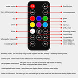 【LM439】LED Wireless Remote Control 5 Modes Car Foot Light