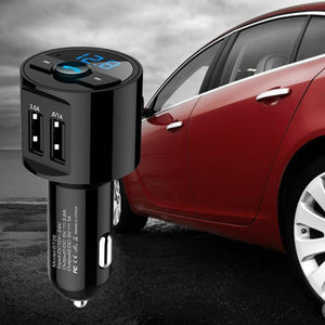 【LV030】3.6A Quick USB Charger Bluetooth Car Kit FM Transmitter Modulator Audio Carkit Music MP3 Wireless Handsfree Phone Player Auto