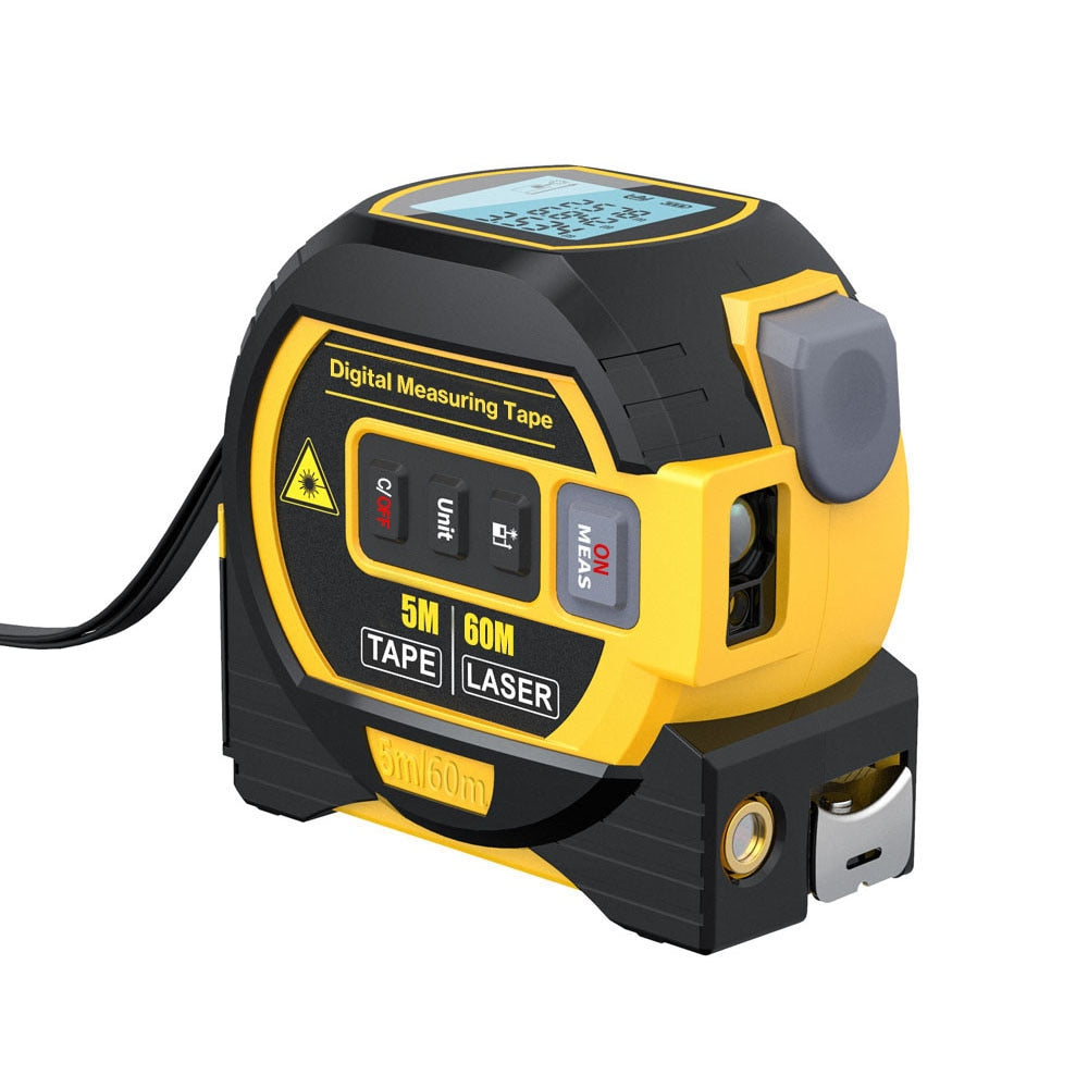 3-in-1 Laser Rangefinder & Tape Measure