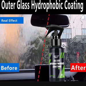 【LV055】Car Glass Hydrophobic Coating Spray Long Lasting Anti-Rain Glass Cleaner for Car Windshield Nano Hydrophobic Protection Coating