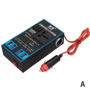 【Car Power Inverter】1500W Car Power Inverter 12V 24V To 220V  Car Mobile Phone USB Charging Truck Home Socket Auto Charger Converter Adapter