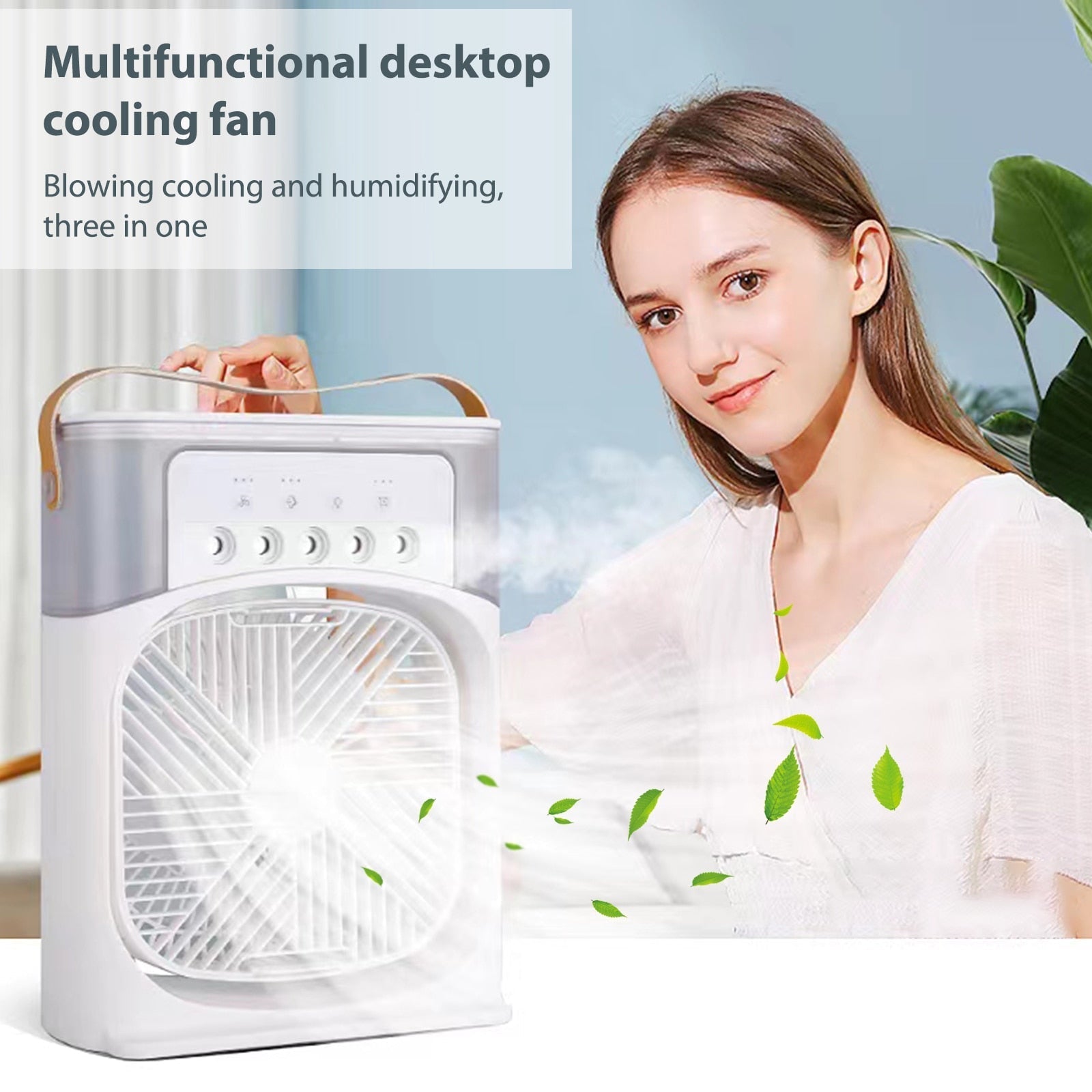 Portable USB Misting Fan with Humidifier