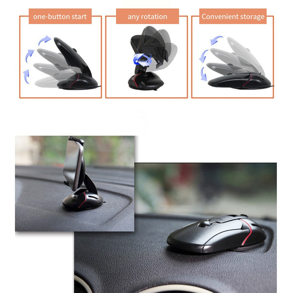 360° Car Phone Holder Dashboard Mount