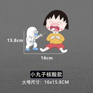 【LV078】Cartoon Anime Large Tom and Jerry Ultraman Doraemon Funny Motorcycle Car Waterproof Sticker