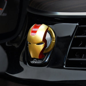 【LV003】Iron Man Car Interior Engine Ignition Start Stop engine Button Protective