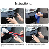 【CA035】2/4pcs Anti Collision Car Bumper Guard Strip