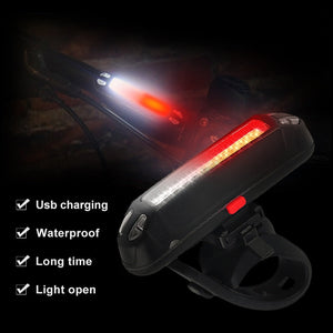 【LV047】Bicycle Rear Light USB Rechargeable Waterproof MTB Bike Taillight Ciclismo Luz Trasera Bicicleta Bicycle Accessories