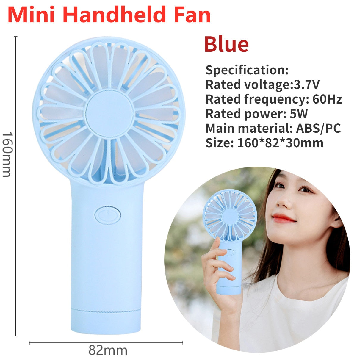 Portable USB Misting Fan with Humidifier