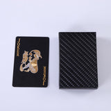 【LM462】Waterproof Gold Plastic Poker Cards