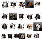 3D French Bulldog Car Stickers