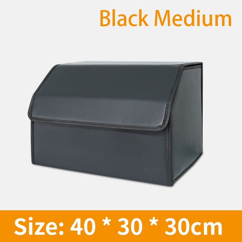 Collapsible Car Trunk Storage Organizer Box with Lid