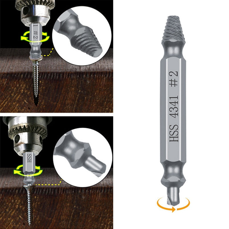 Damaged Screw Extractor Set