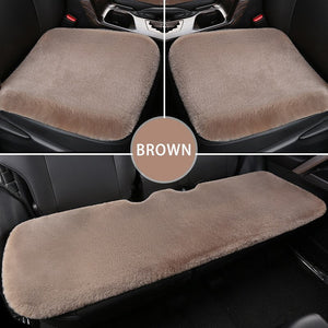 【LV106】Winter Warm Car Seat Cover Fluffy Car Seat