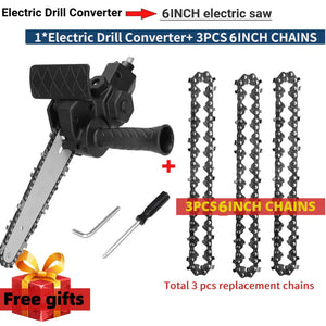 Electric Drill Chainsaw Attachment