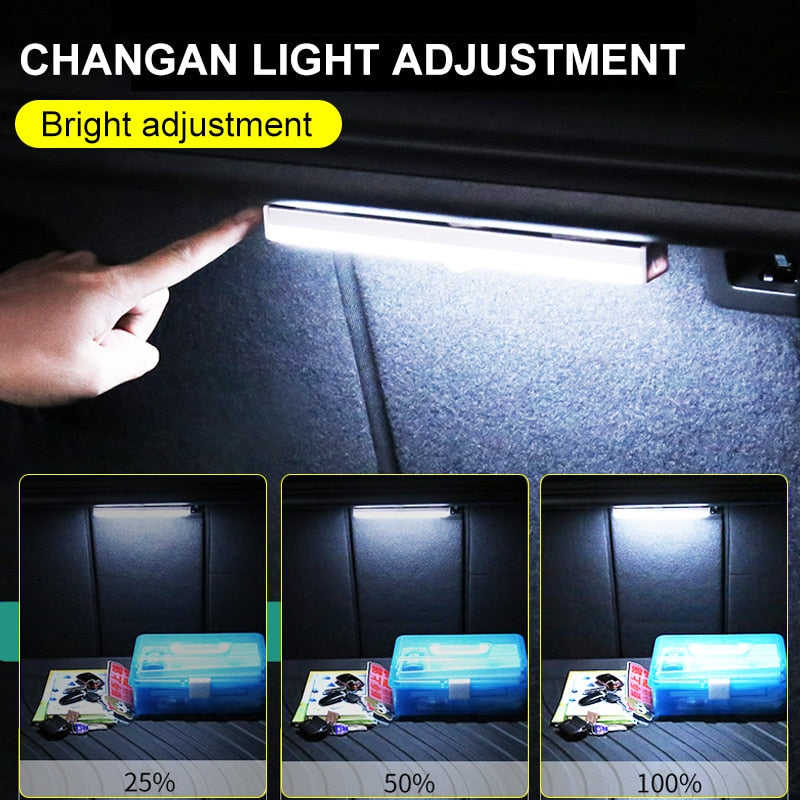 【LV245】Night Light Car Roof Led Lamp Wireless Human Body Induction USB Trunk Lighting