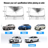 【CA006】Windshield Sunshade Foldable Reflective UV Protection