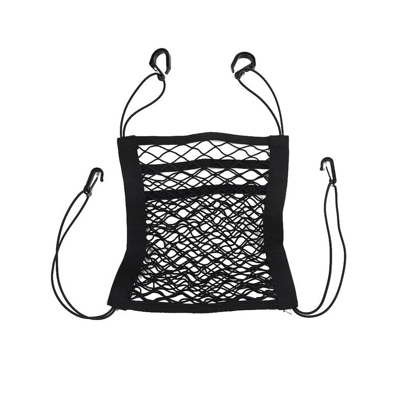 【CA024】3-Layer Car Storage Net Bag Between Seats