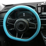 【Anti-slip Steering Wheel Protective】Universal Solid Color Anti-slip Silicone Car Steering Wheel Protective Cover Practical Non-slip Car Steering Wheel Cover Silicon