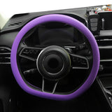 【Anti-slip Steering Wheel Protective】Universal Solid Color Anti-slip Silicone Car Steering Wheel Protective Cover Practical Non-slip Car Steering Wheel Cover Silicon