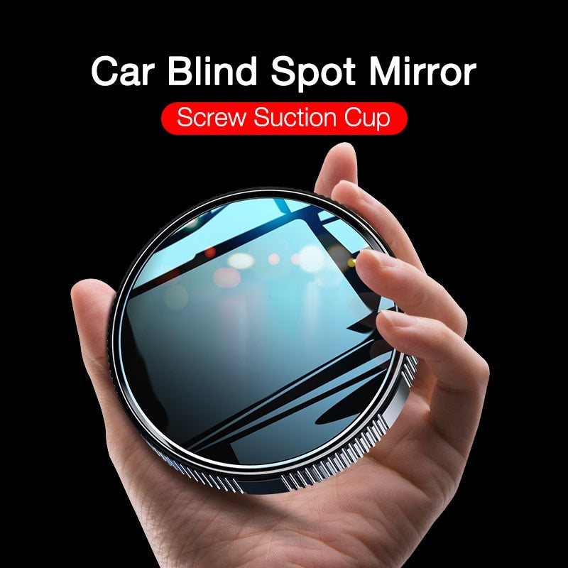 【LV059】2pcs Car Rearview Mirror HD Blind Spot Mirrors 360-Degree Wide Angle