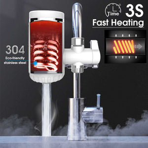Instant Tankless Electric Hot Water Heater Faucet Kitchen