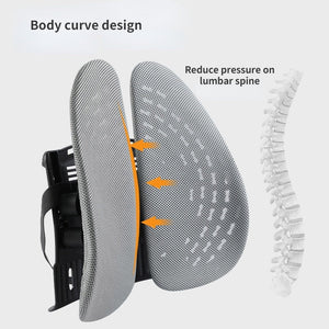 【Double Back Lumbar Cushion】Back Support for Office Chair Car Comfort Lumbar Pillow Adjustable Ergonomic Balanced Firmness for Back Pain Relief