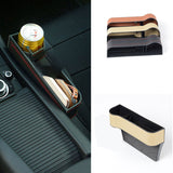 Seat Side Organizer Cup Holder For Cars Leather Multifunctional Auto Seat Gap Filler Storage Box Seat Pocket Stowing Tidying