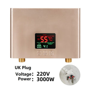 LCD Electric Water Heater with Remote Control