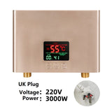 LCD Electric Water Heater with Remote Control