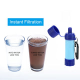 Outdoor Water Filter with Straw