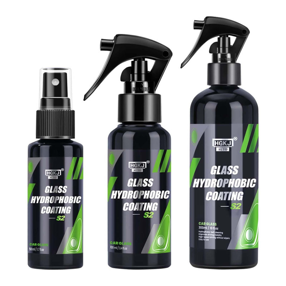 【LV055】Car Glass Hydrophobic Coating Spray Long Lasting Anti-Rain Glass Cleaner for Car Windshield Nano Hydrophobic Protection Coating