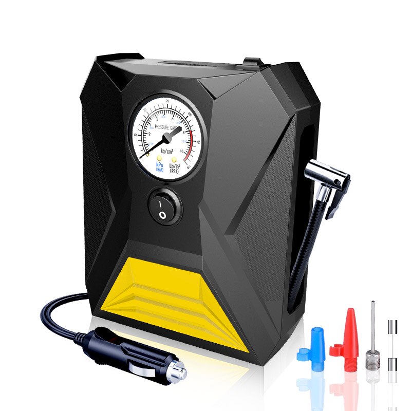 【Portable Car Inflatable Pump】 150PSI 12V Car Inflatable Pump Portable Electric Tire Inflator Digital/Pointer Air Compressor Pump for Automobiles Accessories