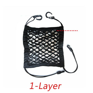 【CA024】3-Layer Car Storage Net Bag Between Seats