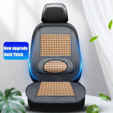 Universal Breathable Waist Massage Pad Car Seat Cushion Cooling Mat Car Conjoined Steel Bamboo Silk Pad Mesh Back Lumbar Cushion