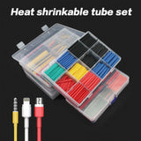 【CA049】164pcs Thermoresistant Tube Heat Shrink Wrapping KIT