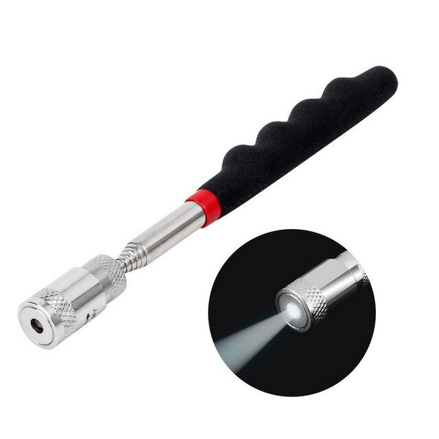 【LH123】Retractable Drain Plunger with LED Light