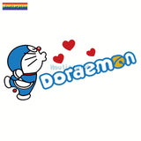 【LV027】Doraemon Car Stickers Robot Cat Creative Personality Scratches Block Body Decoration Reflective PVC Vinyl Car Stickers