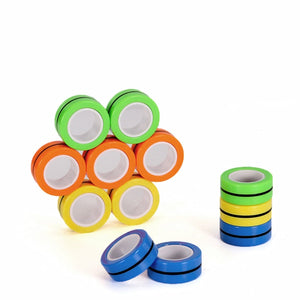 Magic Magnetic Rings Set - Anti-Stress Fidget Toys