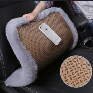 【LV106】Winter Warm Car Seat Cover Fluffy Car Seat