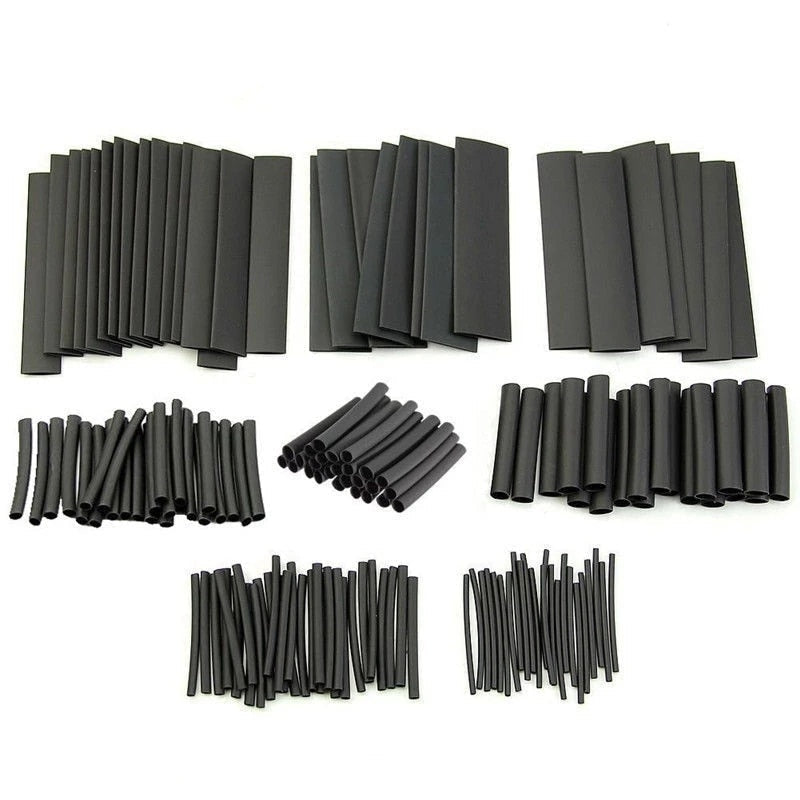 164/328pcs Set 8 Sizes Heat Shrink Tube Shrinking Assorted