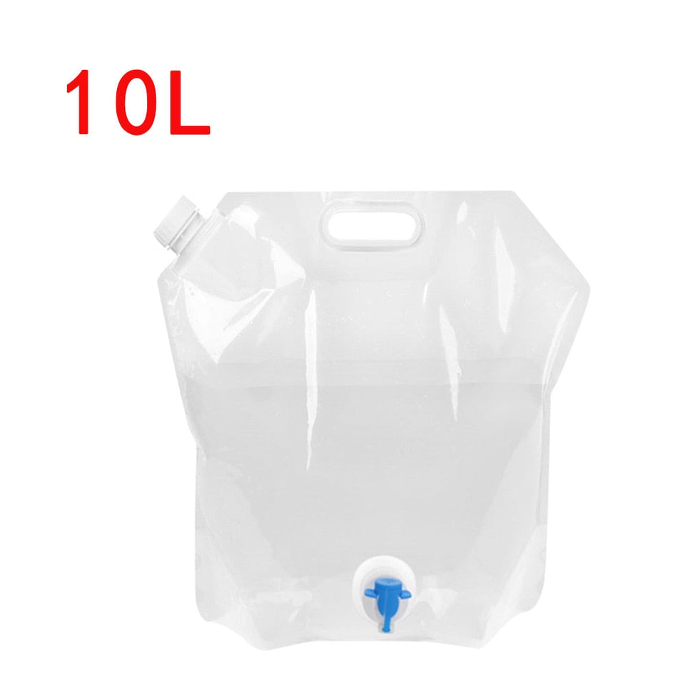 Collapsible Water Storage Containers - 4pcs, 5L10L Capacity