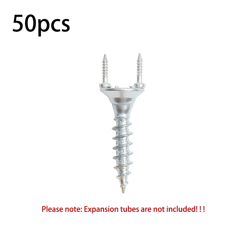 Seamless Double-Headed Screw Nails - 50PCS