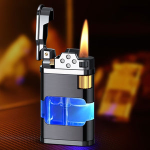 【LM459】Metal Flame Gas Lighter