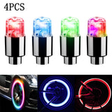 【LV002】Colorful Car Tire Valve Caps LED Car Motorcycle Cycling Wheel