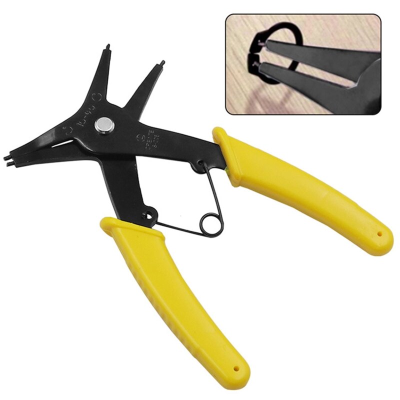 【Circlip Pliers】Dual-purpose Circlip Pliers Snap Ring Fixed Hardware Tools Internal Tools Repair External Manual Pincers Hand Card Retainin G8g8