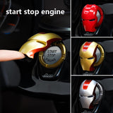 【LV003】Iron Man Car Interior Engine Ignition Start Stop engine Button Protective